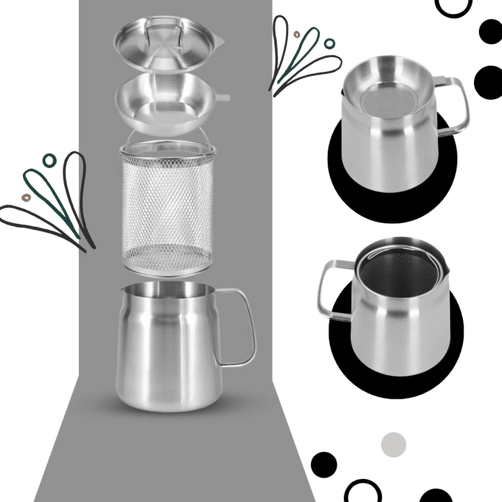 2-in-1 Stainless Steel Deep Frying Pot