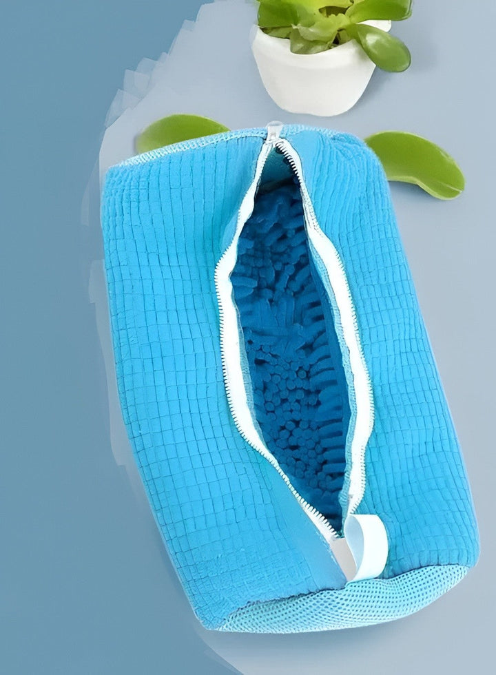 Reusable Shoe Laundry Cleaning Bag - Zippered Wash Bag for Washing Machines, Perfect Trainer &amp; Tennis Shoe Cleaner Kit for Dirt-Free Shine