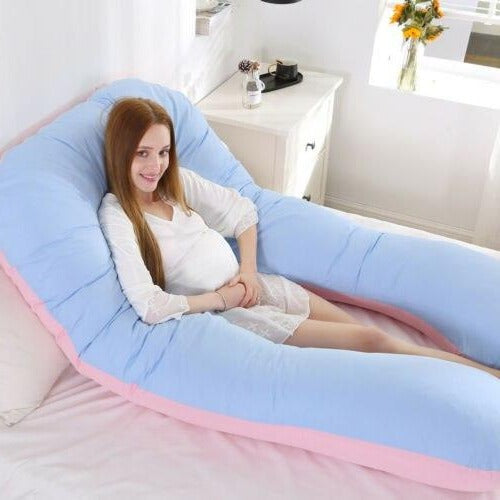Sleeping Full Support Body Pillow - Ergonomic Design For Pregnancy, Shoulder &amp; Back Pain