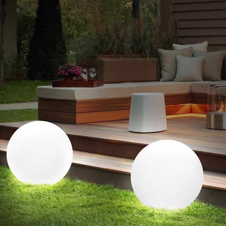 Outdoor Globe Light - Wireless, Weatherproof, 16 colours LED Sphere light
