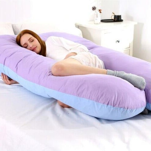Sleeping Full Support Body Pillow - Ergonomic Design For Pregnancy, Shoulder &amp; Back Pain