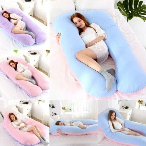Sleeping Full Support Body Pillow - Ergonomic Design For Pregnancy, Shoulder &amp; Back Pain