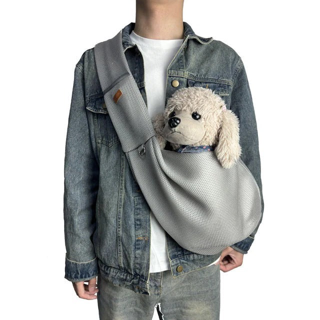 Lightweight &amp; Breathable Crossbody Dog Sling Shoulder Bag