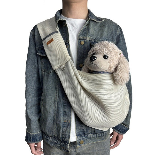 Lightweight &amp; Breathable Crossbody Dog Sling Shoulder Bag