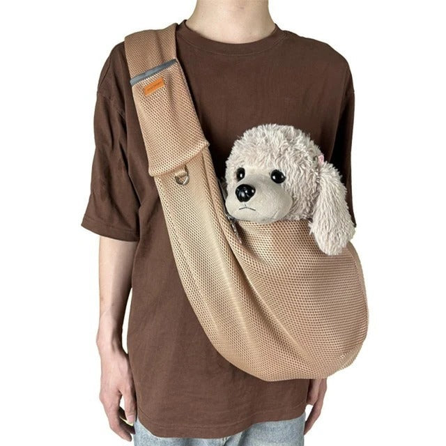 Lightweight &amp; Breathable Crossbody Dog Sling Shoulder Bag