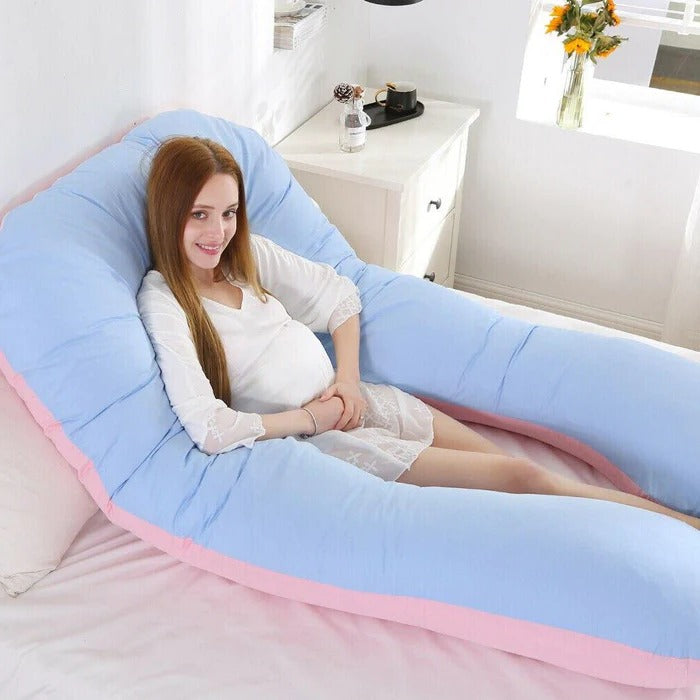 Sleeping Full Support Body Pillow - Ergonomic Design For Pregnancy, Shoulder &amp; Back Pain