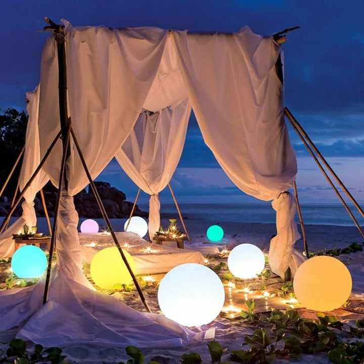 Outdoor Globe Light - Wireless, Weatherproof, 16 colours LED Sphere light
