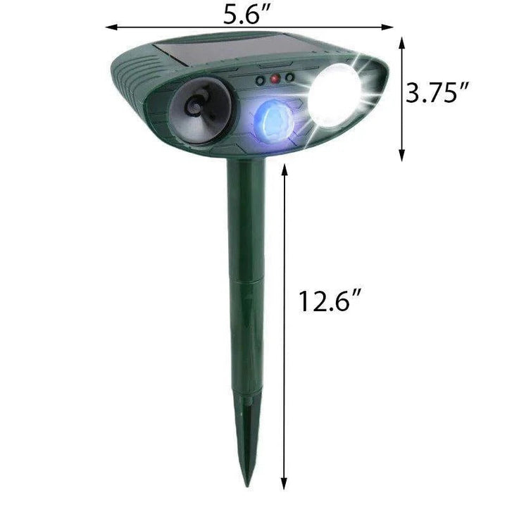 Solar-Powered Ultrasonic Animal Repellent