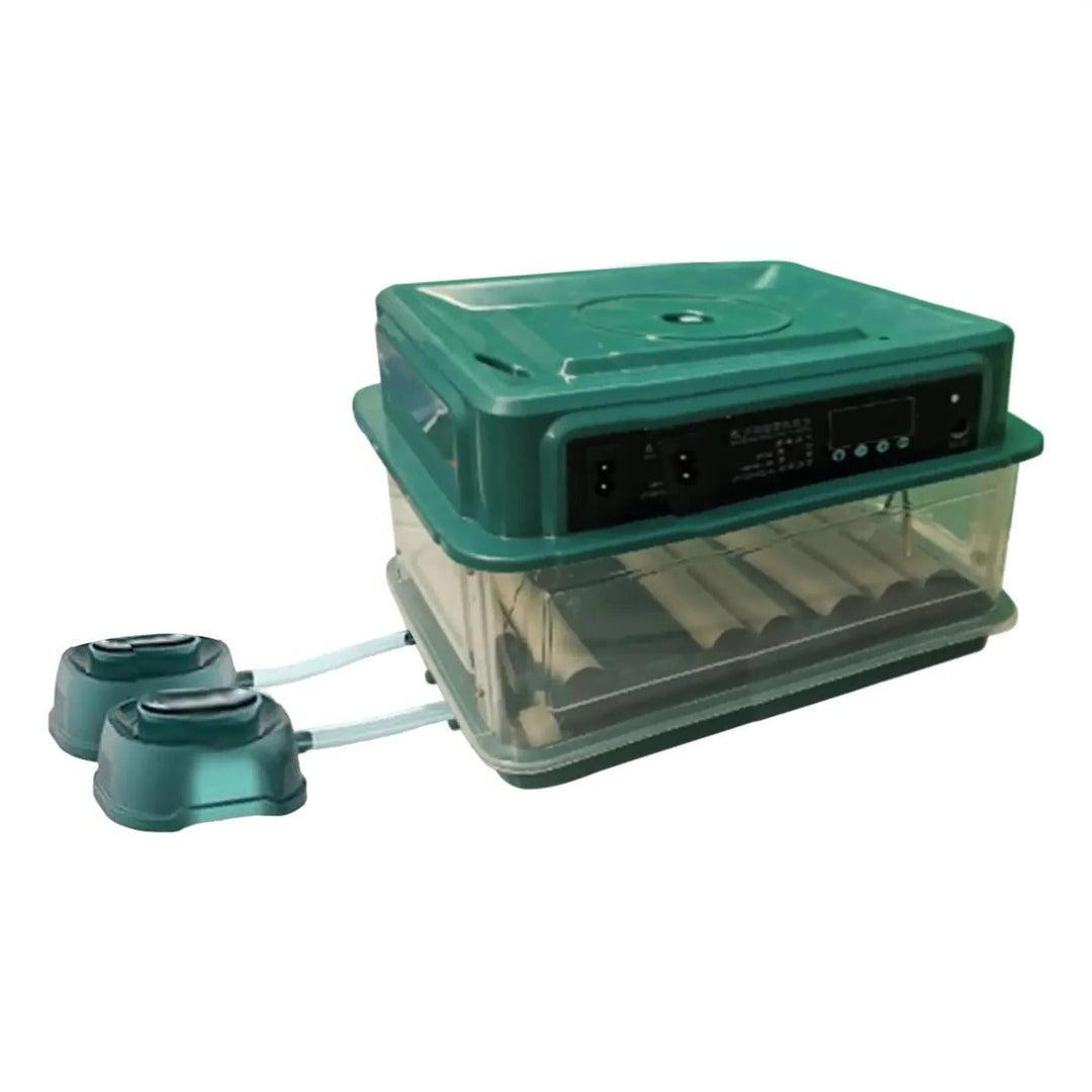 Digital Egg Incubator with Adjustable Tray - EU Plug, Light Tester &amp; Turner for Hatching Chickens, Birds &amp; More