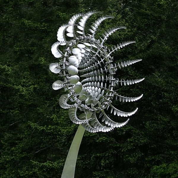 Metal Garden Windmill - Dual Motion Decorative Wind Spinner for Unique Garden Decor &amp; Perfect Gift