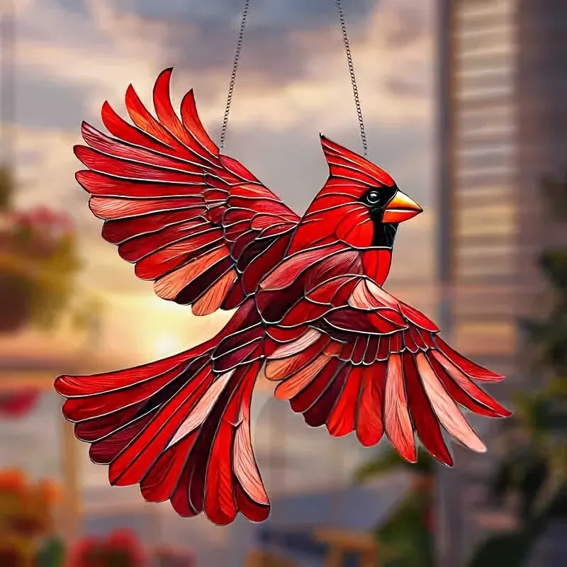 Hummingbird Suncatcher colourful Window Hanging