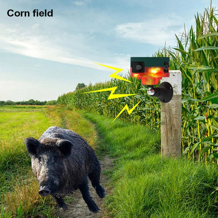 360 Degree Solar Repeller For Pigeon Bird Wild Boar Rabbit Deer