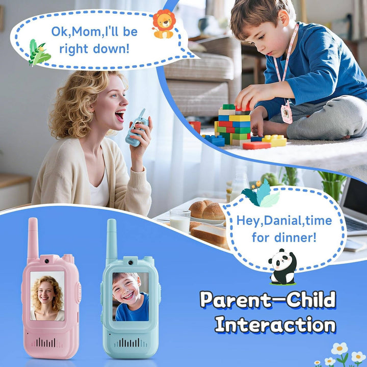 Kids Walkie Talkies Video Voice &amp; Chat 2 Set