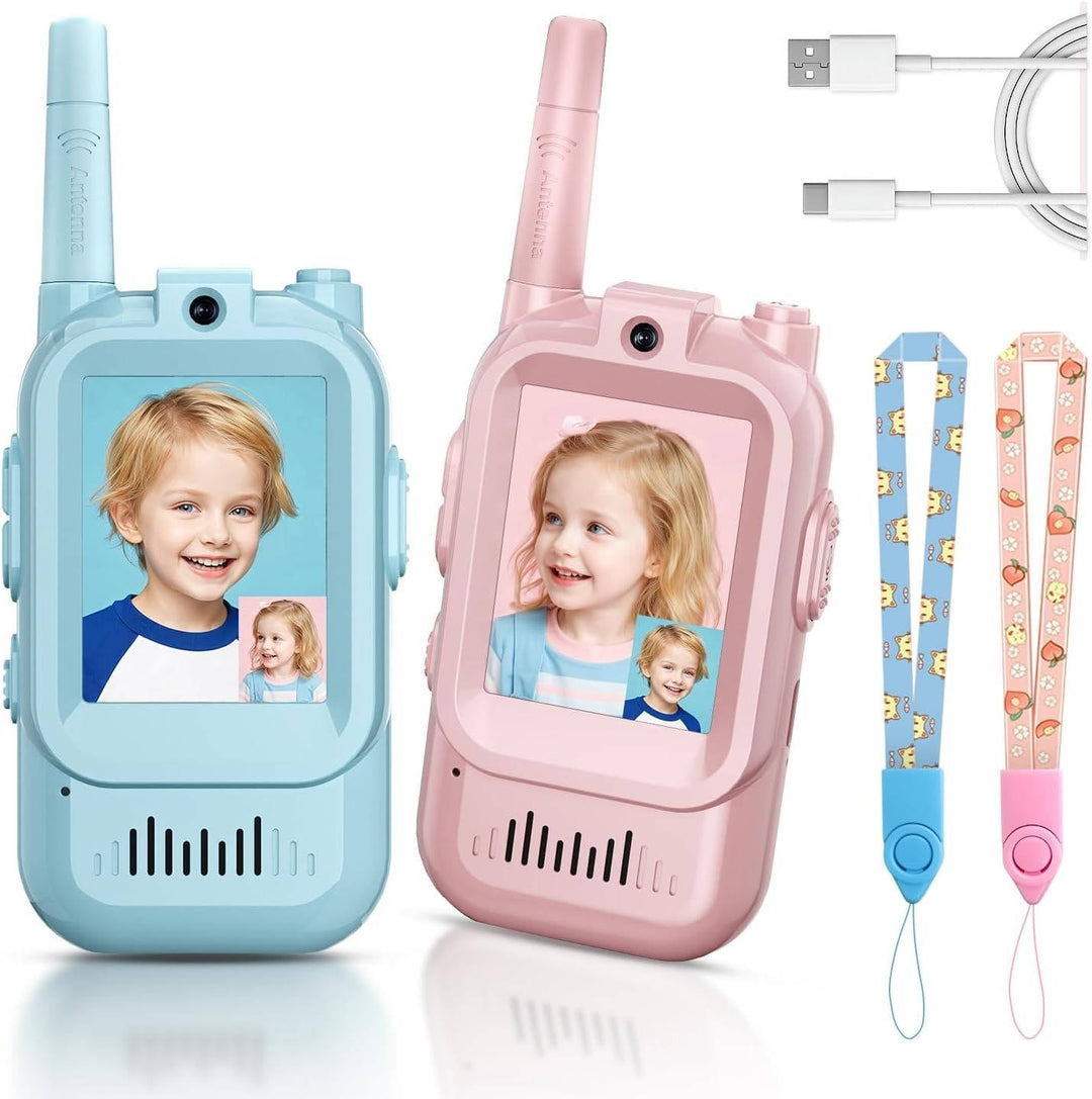 Kids Walkie Talkies Video Voice &amp; Chat 2 Set